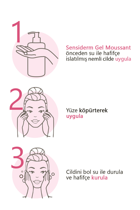 Pierre Cardin Sensiderm Foaming Gel Hassas ve Normal Ciltler Durulanan Micellar Yüz Temizleme Jeli 350 ml