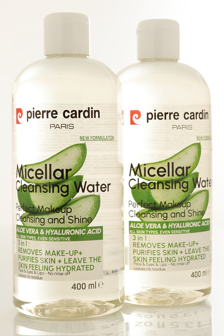 Pierre Cardin Gently Cleansing Micellar Water with Aloe Vera & Hyaluronic Acid-Makyaj Temizleme Suyu 400 ml