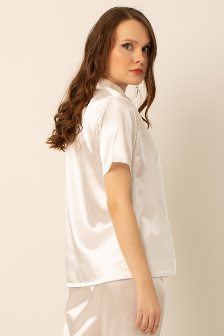 Miorre Bayan Saten Pijama Üst