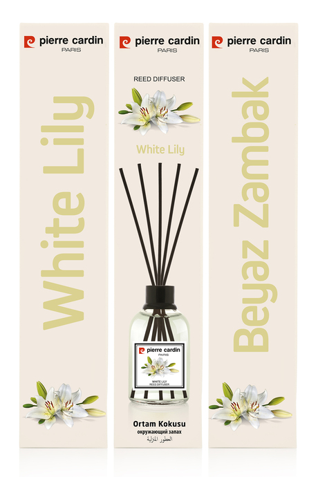 Pierre Cardin Reed Diffuser 110 ml – White Lily – Beyaz Zambak Oda Kokusu