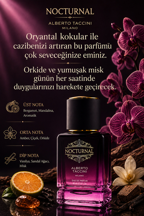 Alberto Taccini Nocturnal EDP Kadın Parfümü 30 ML