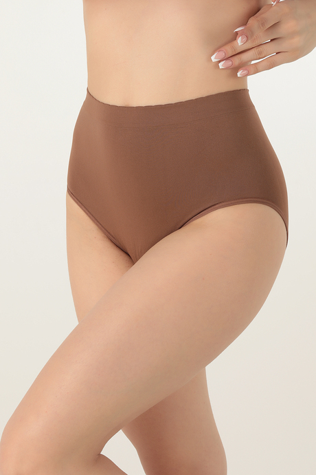 Miorre Yüksek Bel Dikişsiz Nefes Alan Konforlu Kadın Külot 