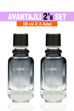 88859 2'Li Set Alberto Taccini KARPION Erkek Parfümü - 50 ml