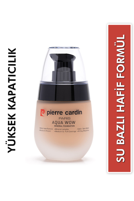 Pierre Cardin Aqua Wow Mineralli Su Bazlı Fondöten Light Skin With Neutral