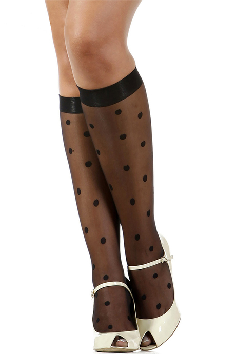 DoReMi Joli Desenli Dizaltı Çorap 15 Denye