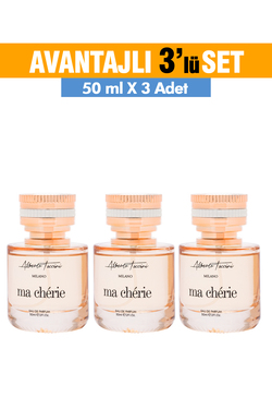 3'Lü Set Alberto Taccini Ma Chérie Kadın Parfüm 50 ml