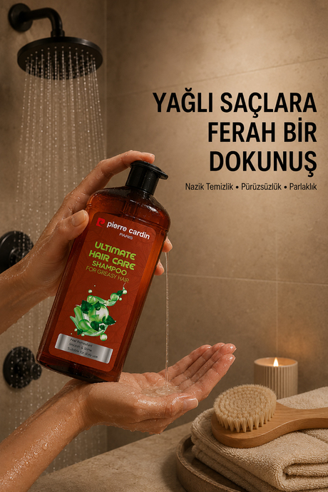 Pierre Cardin Ultimate Hair Care Shampoo -Şampuan-For Greasy Hair