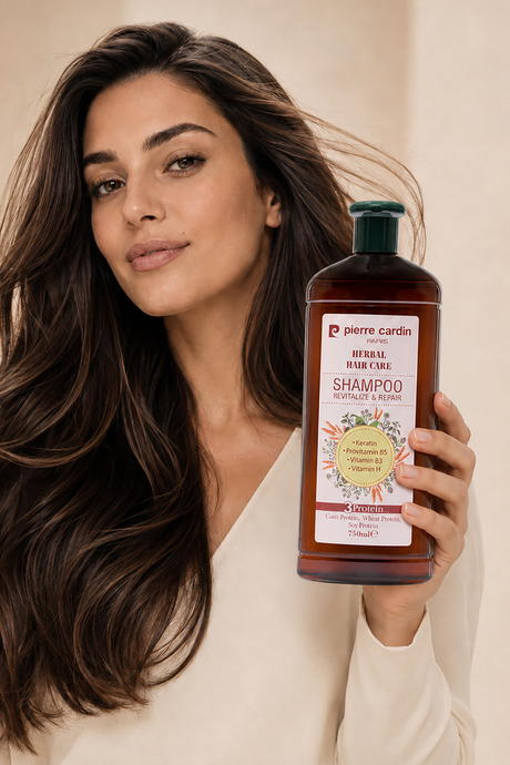 Pierre Cardin Herbal Onarıcı ve Canlandırıcı Etkili Bitkisel Şampuan 750 ML