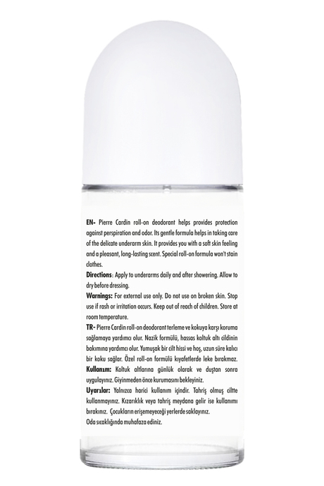 Pierre Cardin Roll-on Kadın Deodorant Ter Kokusu Önleyici Leke Bırakmayan 48 Saat Anti-perspirant Koruma – Rythm of Life Hayatın Ritmi 50 ml