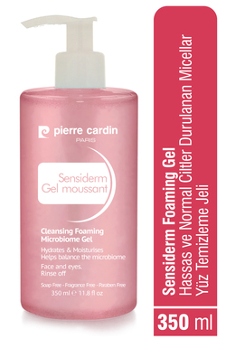 Pierre Cardin Sensiderm Foaming Gel Hassas ve Normal Ciltler Durulanan Micellar Yüz Temizleme Jeli 350 ml Pierre Cardin Sensiderm Foaming Gel Hassas ve Normal Ciltler Durulanan Micellar Yüz Temizleme Jeli 350 ml