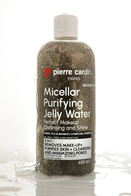 Pierre Cardin Gently Cleansing Micellar Water with Charcoal Powder & Green Tea-Makyaj Temizleme Suyu 400 ml