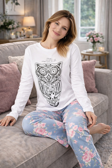Miorre Çiçekli Kadın Pijama Takımı