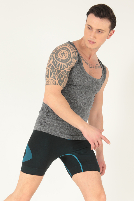 Sporcu Gym Seamless Dikişsiz T-shirt