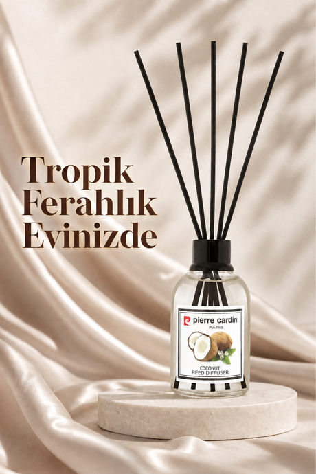 Pierre Cardin Reed Diffuser 110 ml - Coconut -  Hindistan Cevizi Oda Kokusu