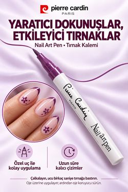 Pierre Cardin Nail Art Pen Tırnak Kalemi - Lilac