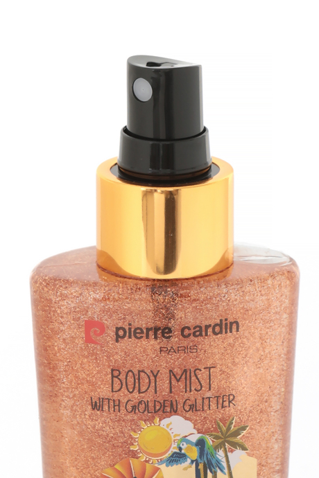 Pierre Cardin Body Mist With Golden Glitter-Altın Simli Vücut Spreyi-125 ml