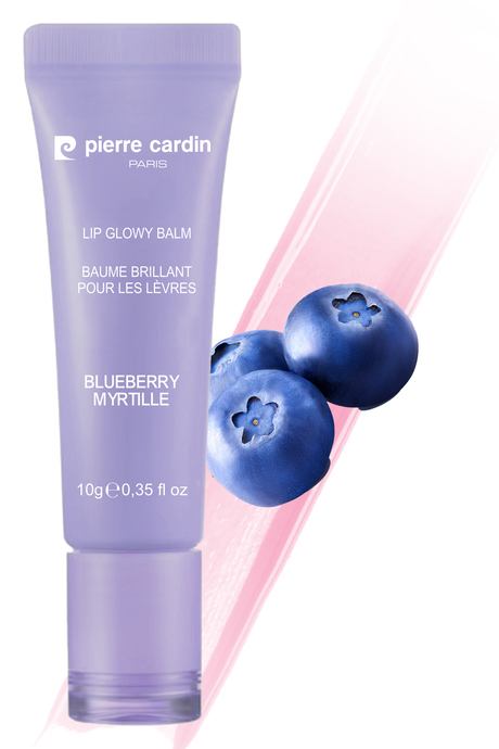 Pierre Cardin Lip Glowy Balm - Parlak Dudak Balmı - Blueberry - 10 gr
