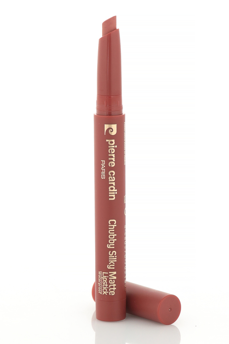 Pierre Cardin Chubby Silky Matte Lipstick –  Waterproof- Suya Dayanıklı Soft Mat Kalem-Ruj-Coffee Plum-614