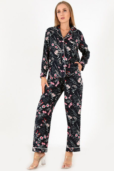 DoReMi Flower Garden Uzun Kollu Kadın Pijama Takım