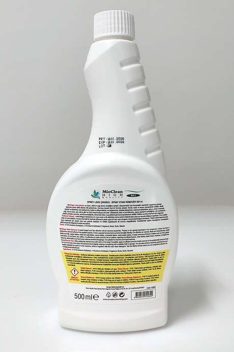 MioClean Çok Amaçlı Performans – İz Bırakmayan Güçlü Leke Çıkarıcı Sprey 500 ml