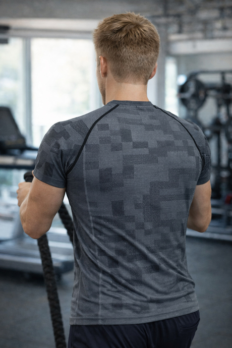 MioFit Erkek Lightweight Running Kısa Kollu Dikişsiz Spor Tişört