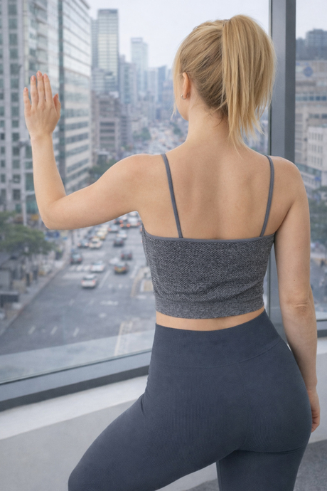 Gigotto Seamless Kabartma Desenli Büstiyer