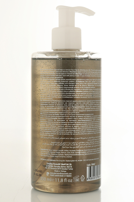 Pierre Cardin Detoxifying Facial Cleanser with Charcoal & Green Tea Extract - Köpük Jel 350 ml