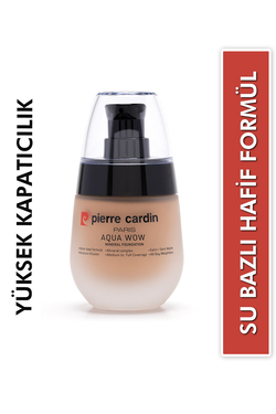 Pierre Cardin Aqua Wow Mineralli Su Bazlı Fondöten Medium Skin with Very Warm