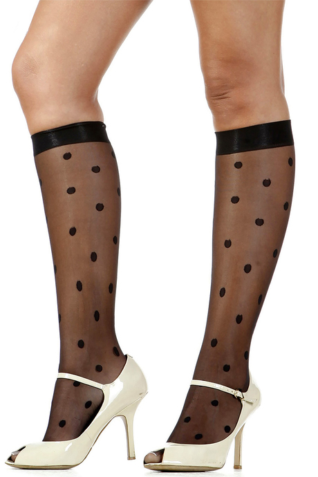 DoReMi Joli Desenli Dizaltı Çorap 15 Denye