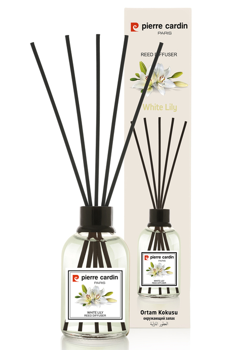 Pierre Cardin Reed Diffuser 110 ml – White Lily – Beyaz Zambak Oda Kokusu