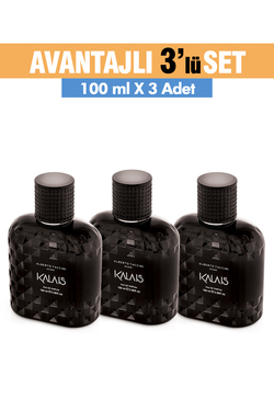 88867 3'lü Set Alberto Taccini KALAIS Erkek Parfümü - 100 ml