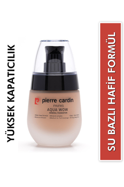 Pierre Cardin Aqua Wow Mineralli Su Bazlı Fondöten Tawny Beige with Warm Neutral