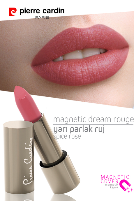 Pierre Cardin Magnetic Dream Lipstick  - Spice Rose - 253