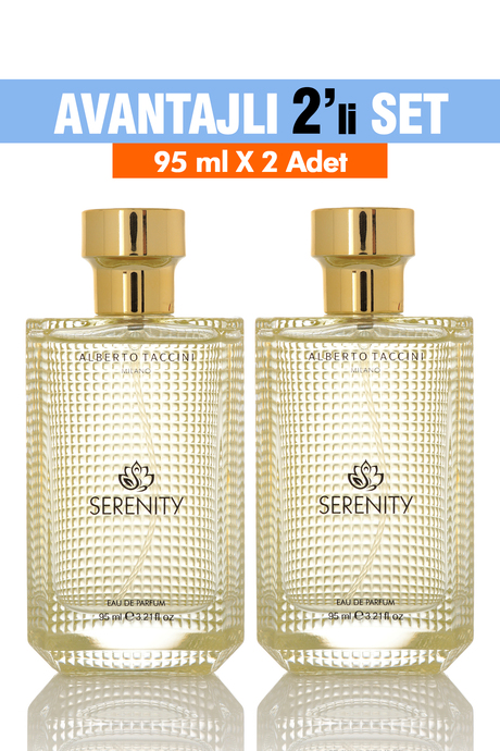 88856 2'Li Set Alberto Taccini SERENITY Kadın Parfümü - 95 ml