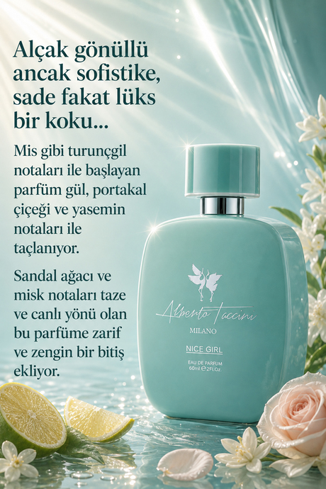 Alberto Taccini Nice Girl EDP Kadın Parfümü 50 ML