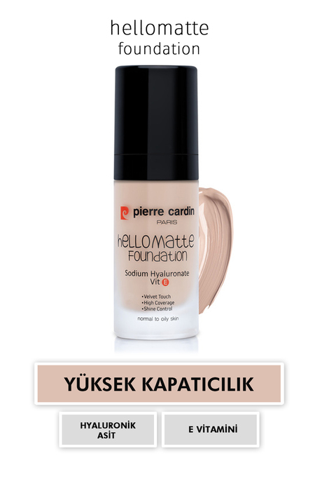 Pierre Cardin HelloMatte Foundation - Light - 30 ML