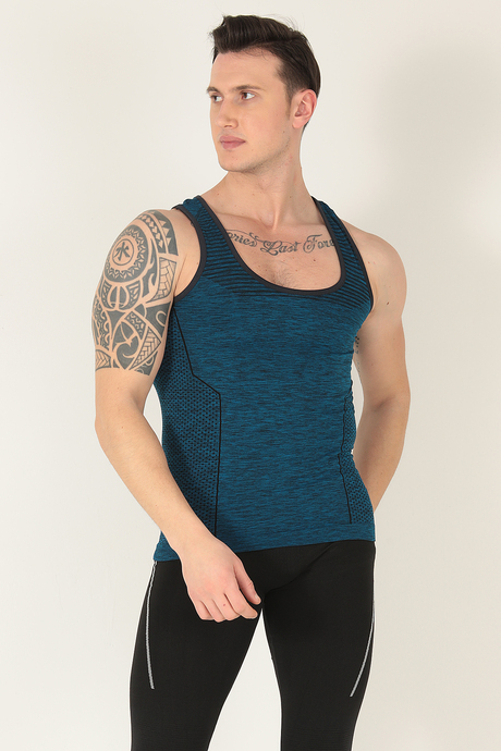 Sporcu Unisex Gym Seamless Dikişsiz T-shirt