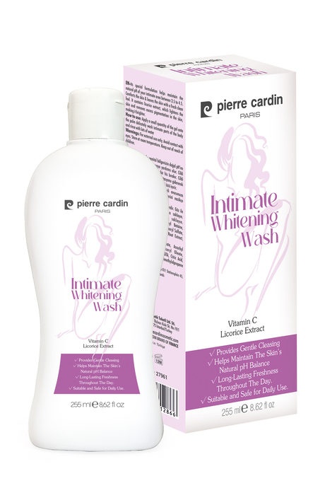 Pierre Cardin Intimate Whitening Wash with Licorice Extract-Meyan Kökü Özlü Beyazlatıcı Genital Bölge Temizleme Sıvısı-255 ml