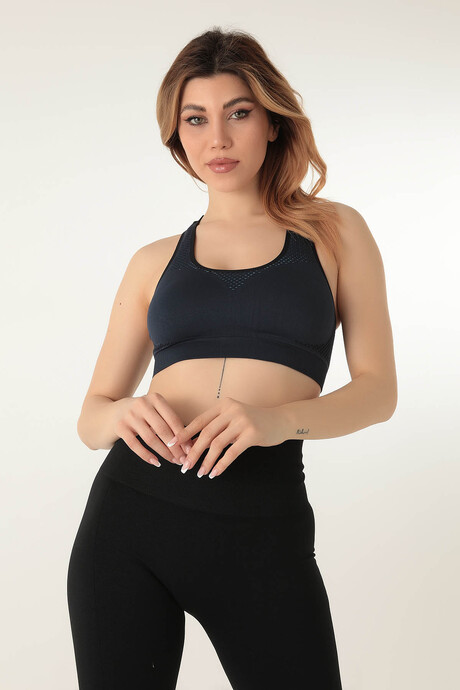  MioFit Kalın Askılı Desenli Seamless Spor Sütyen