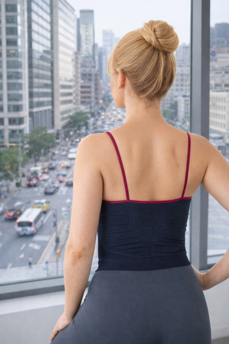 Gigotto Seamless Dantel Detaylı Navy Blue Büstiyer