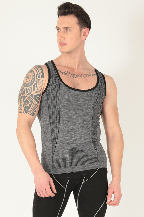 Sporcu Unisex Gym Seamless Dikişsiz T-shirt