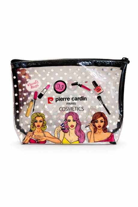 Pierre Cardin Cosmetics Iconic Beauty Şeffaf Makyaj Çantası
