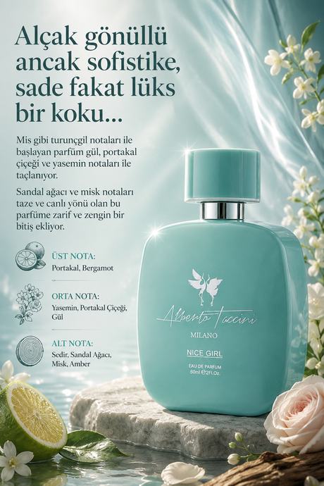 Alberto Taccini Nice Girl EDP Kadın Parfümü 50 ML