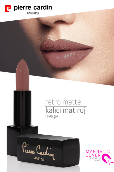 Pierre Cardin Retro Matte Lipstick -Beige - 143