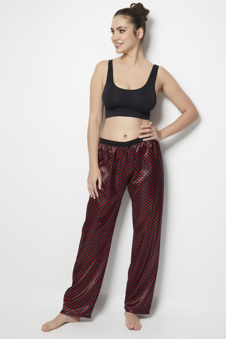 Miorre Puantiyeli Saten Pijama Altı