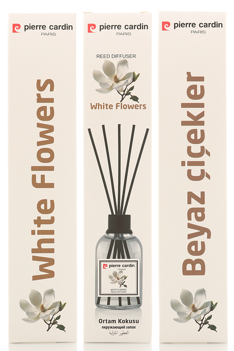 Pierre Cardin Reed Diffuser 110 ml - WHITE FLOWERS (BEYAZ ÇİÇEKLER)- Oda Kokusu