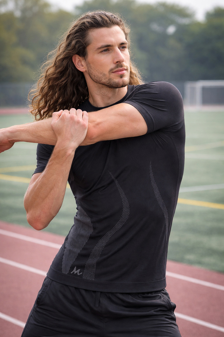 MioFit Erkek Active Wear Kısa Kollu Fonksiyonel Spor Tişört