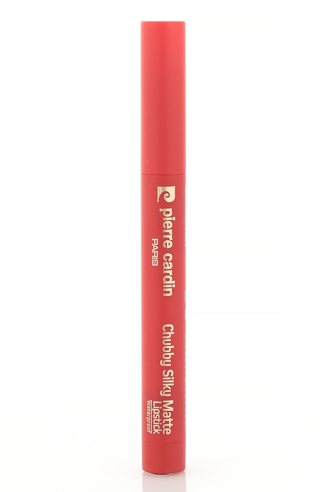 Pierre Cardin Chubby Silky Matte Lipstick –  Waterproof- Suya Dayanıklı Soft Mat Kalem-Ruj-Red Fire-609