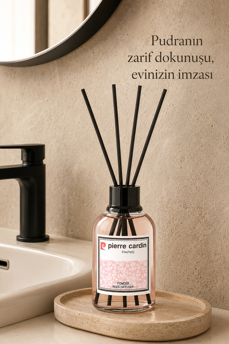 Pierre Cardin Reed Diffuser 110 ml - POWDER (PUDRA)- Oda Kokusu