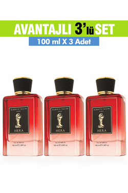 88863 3'lü Set Alberto Taccini HERA Kadın Parfümü - 100 ml